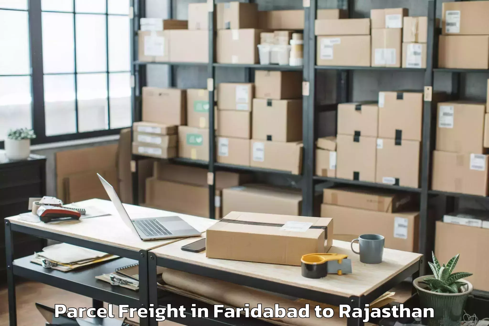 Comprehensive Faridabad to Bhinmal Parcel Freight